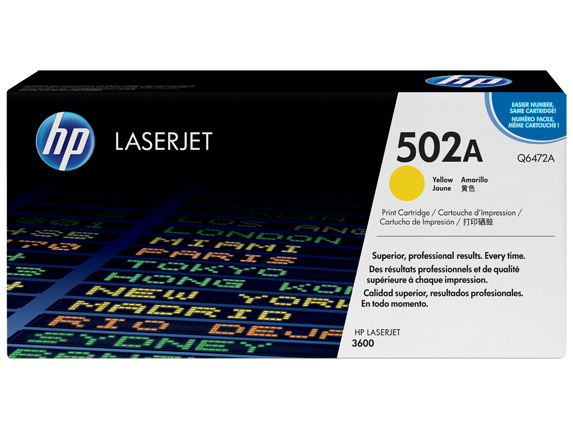 hp 502a yellow original laserjet toner cartridge q6472a hp 502a yellow original laserjet toner cartridge q6472a