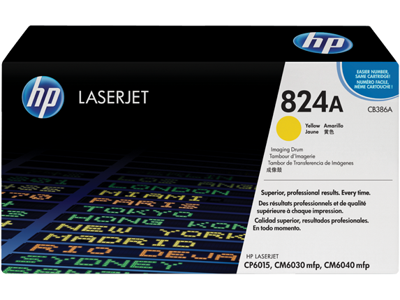 Tambor de imagen amarillo HP 824A LaserJet