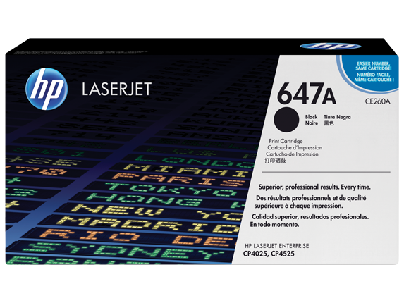 HP 647A Black Original LaserJet Toner Cartridge HP 647A Black Original LaserJet Toner Cartridge