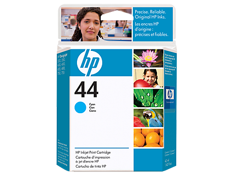 Cartucho de inyección de tinta cian HP 44