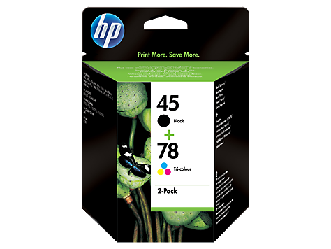 hp 45 black 78 tri color 2 pack original ink cartridges hp 45 black 78 tri color 2 pack original ink cartridges