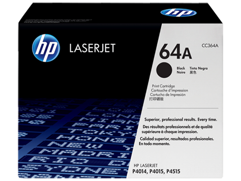Cartucho de tóner negro HP 64A LaserJet