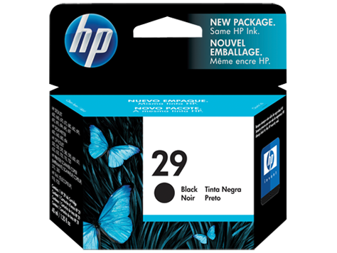 Cartucho original de tinta negra HP 29