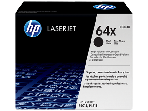 Cartucho de tóner negro HP 64X LaserJet
