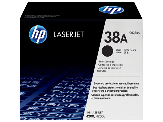 Cartucho original de tóner negro HP 38A LaserJet Cartucho original de tóner negro HP 38A LaserJet