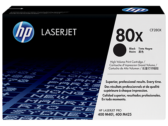 HP 80X High Yield Black Original LaserJet Toner Cartridge HP 80X High Yield Black Original LaserJet Toner Cartridge