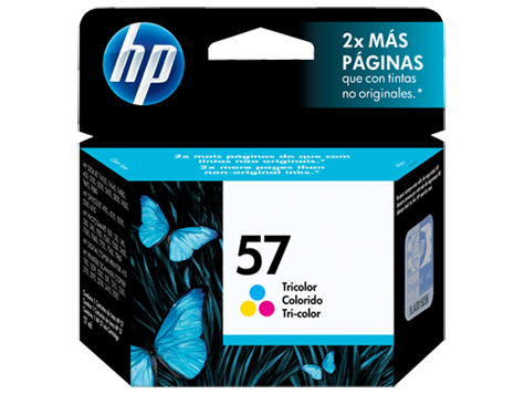 Cartucho original de tinta tricolor HP 57