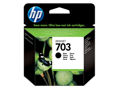 Cartucho original de tinta negra HP 703 Advantage