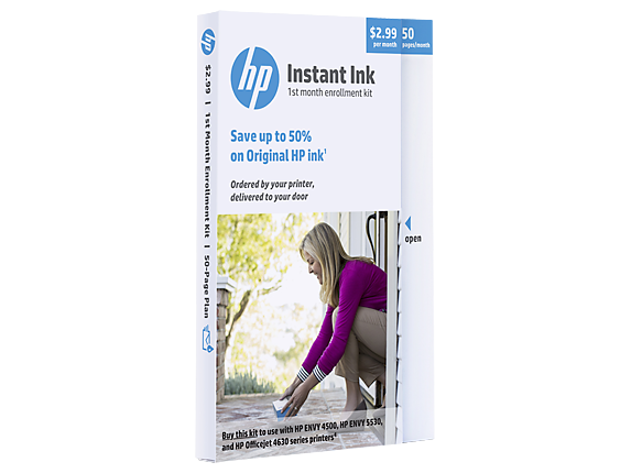 Hp Instant Ink 50 Page Plan 1st Month Enrollment Kitd8h87an Hp® United States 