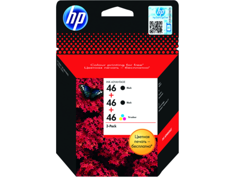 HP 46 Black Original Ink Advantage Cartridge (CZ637AA) | HP® Malaysia