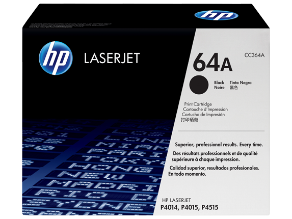 HP 64A, Оригинальный лазерный картридж HP LaserJet, Черный HP 64A, Оригинальный лазерный картридж HP LaserJet, Черный