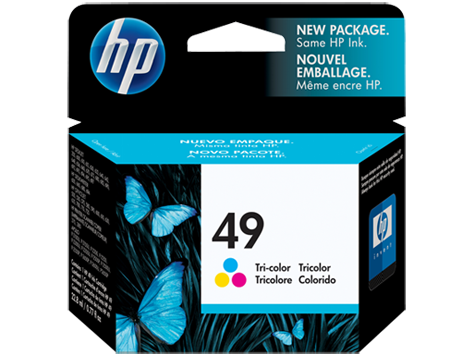 Cartucho original de tinta tricolor HP 49 Cartucho original de tinta tricolor HP 49