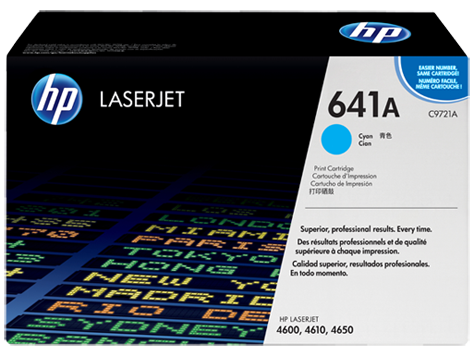 HP 641A Cyan Original LaserJet Toner Cartridge