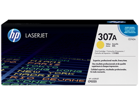 HP 307A, Оригинальный лазерный картридж HP LaserJet, Желтый HP 307A, Оригинальный лазерный картридж HP LaserJet, Желтый