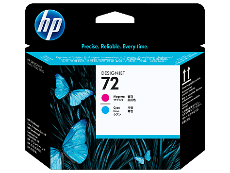 HP 72 Macenta ve Camgöbeği Baskı Kafası HP 72 Macenta ve Camgöbeği Baskı Kafası