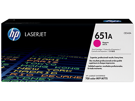 HP 651A Magenta Original LaserJet Toner Cartridge (CE343A) | HP® United States