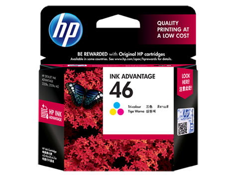 HP 46 Tri-color Original Ink Advantage Cartridge (CZ638AA) | HP® Malaysia