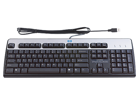  HP Retail USB Standard Keyboard J4A11AA HP United States