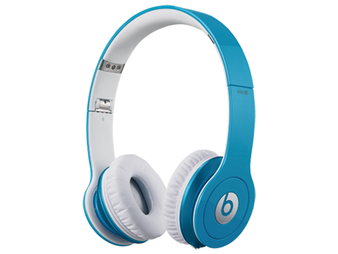 light blue beats headphones