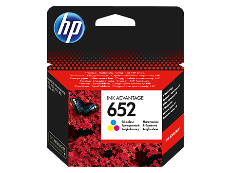 HP 652 Tri-color Original Ink Advantage Cartridge (F6V24AE) | HP® South Africa