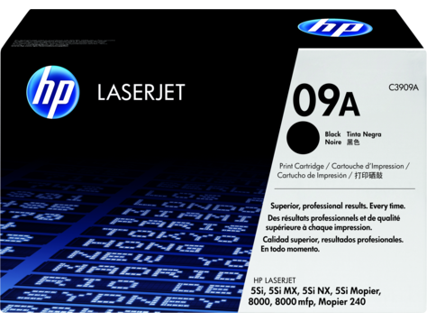 HP 09A Black Original LaserJet Toner Cartridge HP 09A Black Original LaserJet Toner Cartridge