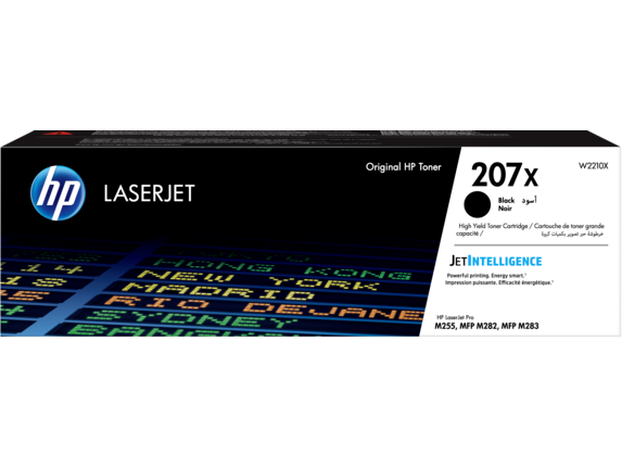 HP 207X, Оригинальный лазерный картридж увеличенной емкости LaserJet, черный HP 207X, Оригинальный лазерный картридж увеличенной емкости LaserJet, черный