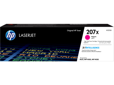 HP 207X, Оригинальный лазерный картридж увеличенной емкости LaserJet, пурпурный HP 207X, Оригинальный лазерный картридж увеличенной емкости LaserJet, пурпурный